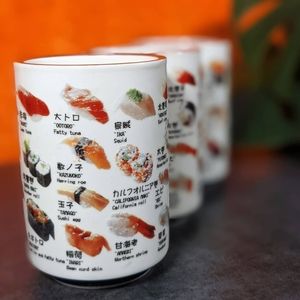 Retro Sushi Mug